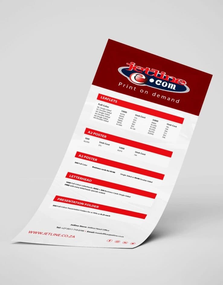 Leaflets A5 Double Sided x 1000