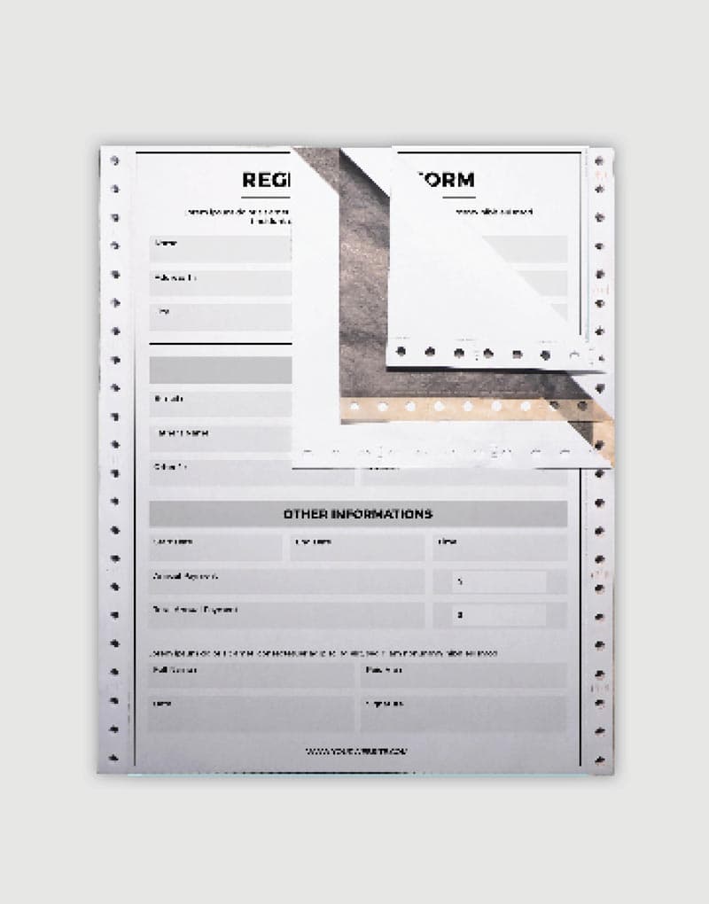 Continuous Print Forms