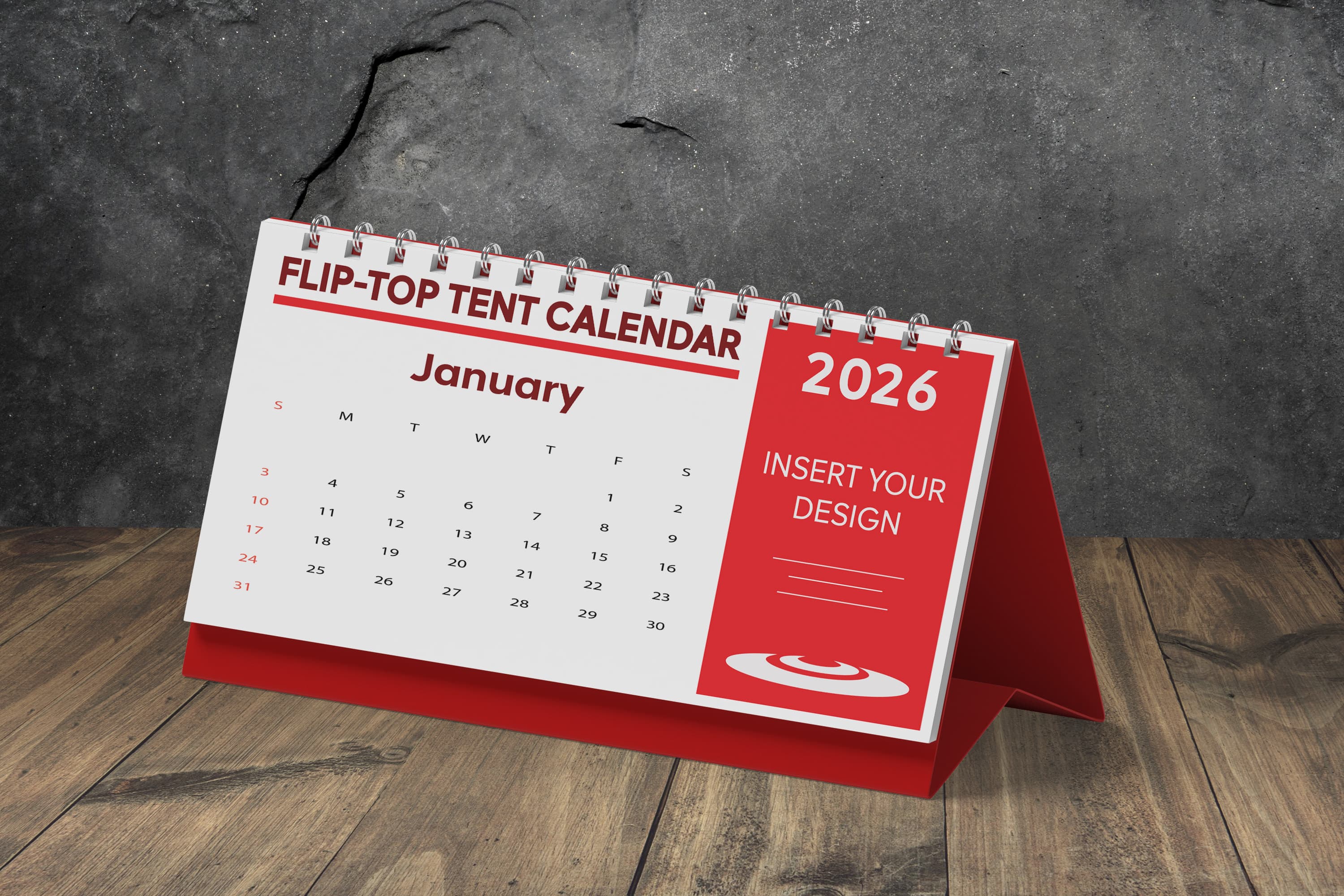 Flip-Top Tent Calendar