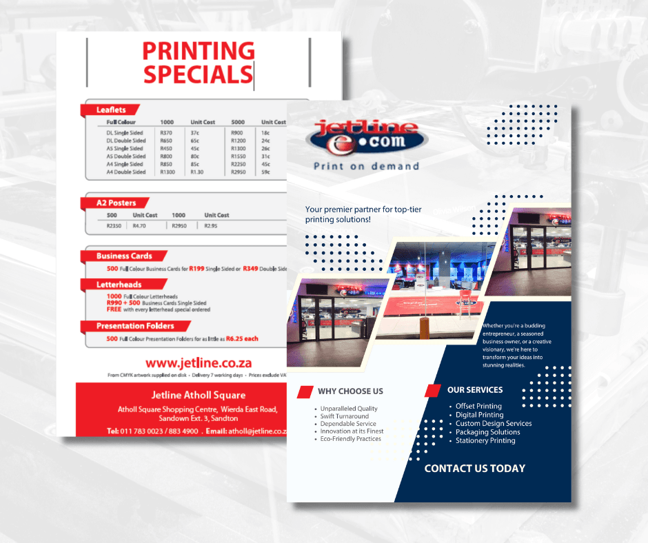 Leaflets A5 Double Sided x 1000