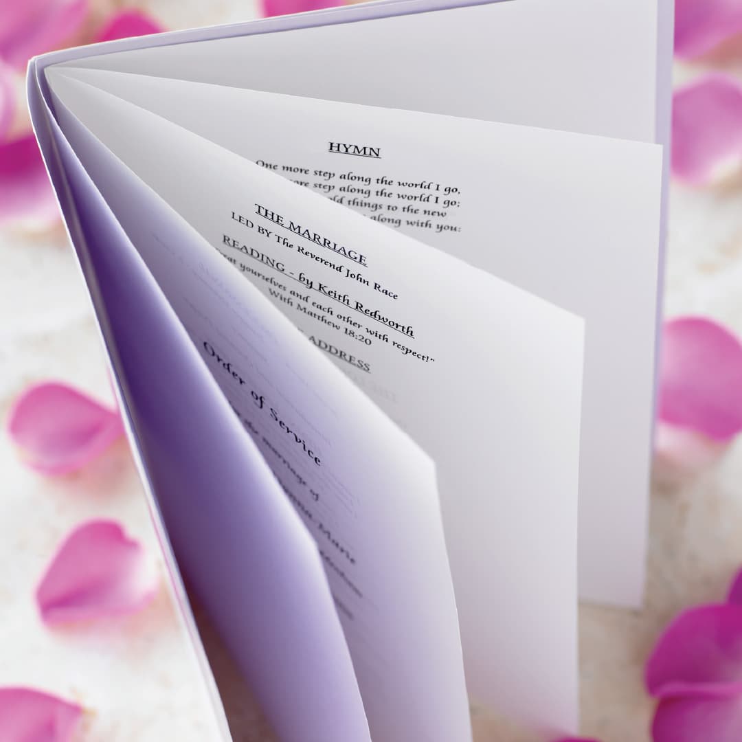 Wedding Booklets