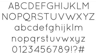 Sans Serif Font