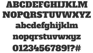 Slab Serif Font