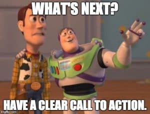 Call to Action is Key