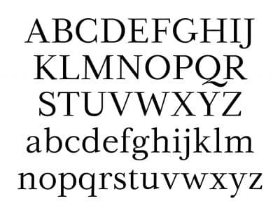 Serif Font