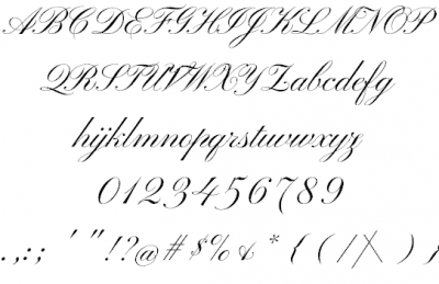 Script Font