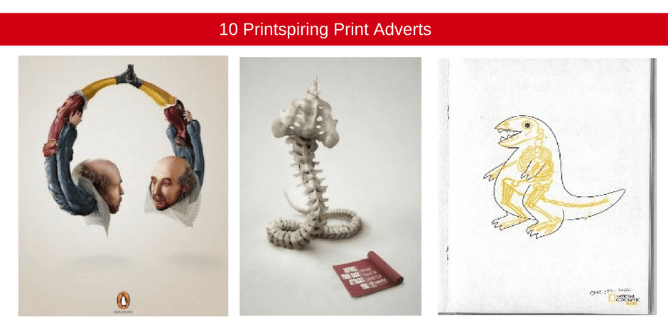 10 Printspiring print adverts