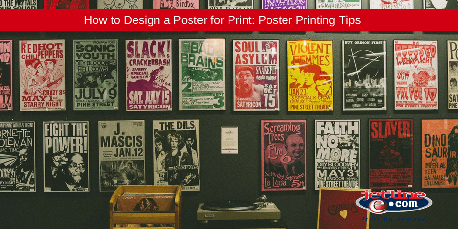 Design a poster for print