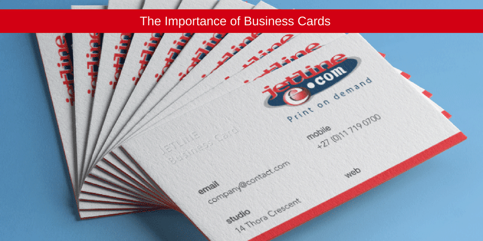 The importance of business cards