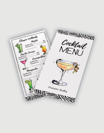 Drinks Menu